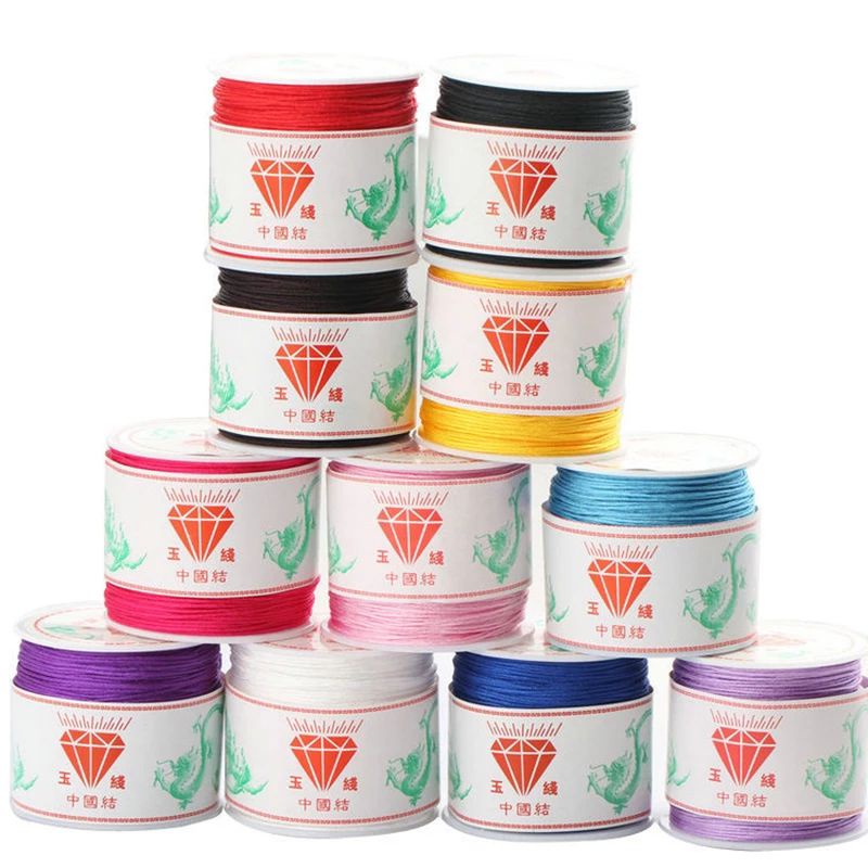 Tali Giok Import 50 meter Tali Gelang Kur / Shambala Tali Benang Untuk Membuat Gelang Kalung Tasbih