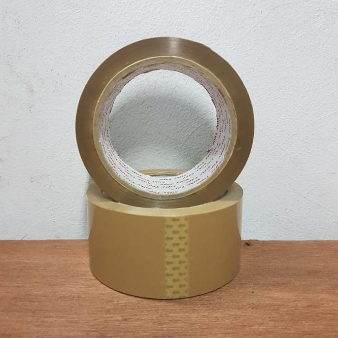 

jual Lakban coklat 48mm x 80 Yard / 73 meter OPP 2 inch diskon