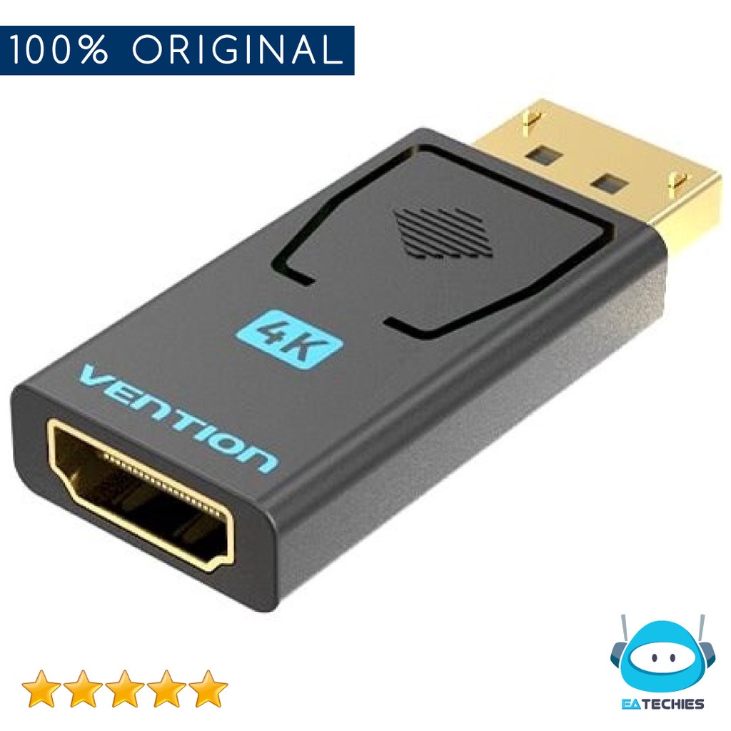 Vention Adapter Konverter 4K Display Port Dp Ke Hdmi DP to Hdmi ORIGINAL