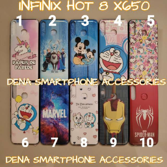 Soft Case Infinix HOT 8 X650C X650 Gambar Karakter Fuze Bergambar Kartun