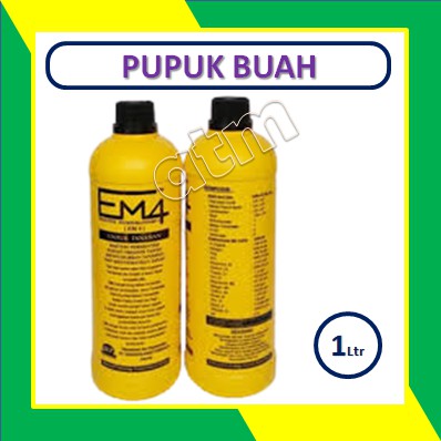 Pupuk Organik Em4 Pertanian Probiotik 1 Liter Shopee Indonesia