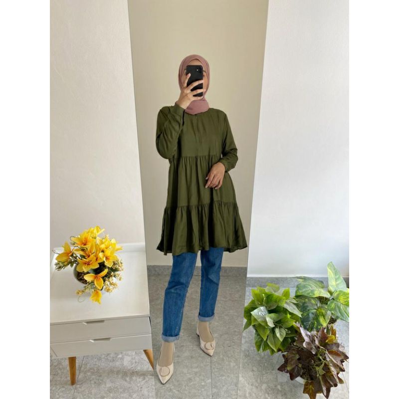 FAZA TUNIK BUSUI/TUNIK RAYON/TUNIK TERLARIS/RAYON TUNIK WANITA