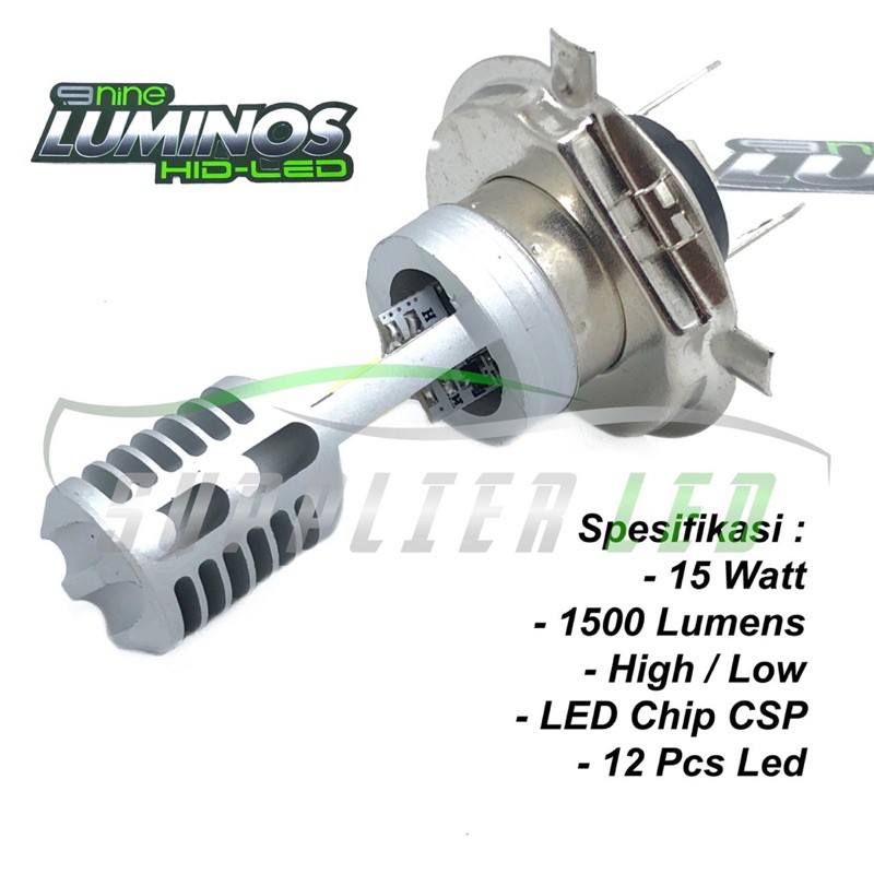 Lampu LED Motor Mobil Luminos H4 AC DC - MH1 VIXION CBR R15 CB150R