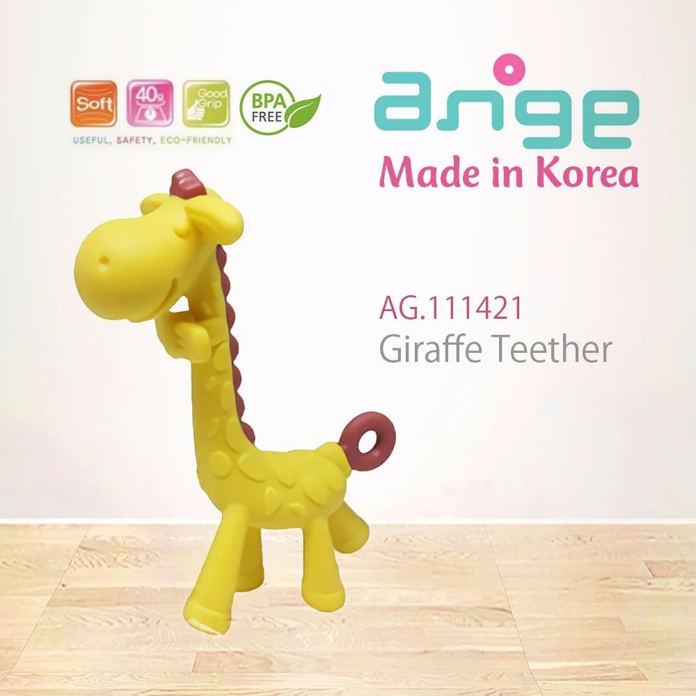 ANGE BABY TEETHER BAYI / Giraffe / Monkey with case /Gigitan Bayi Ange