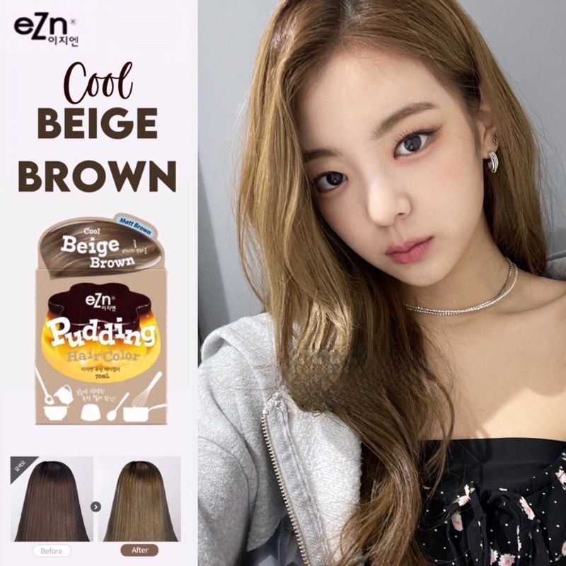 EZN Shaking Pudding Oliveyoung Hair Color Styling Dye Nutritive Ori Korea 100%