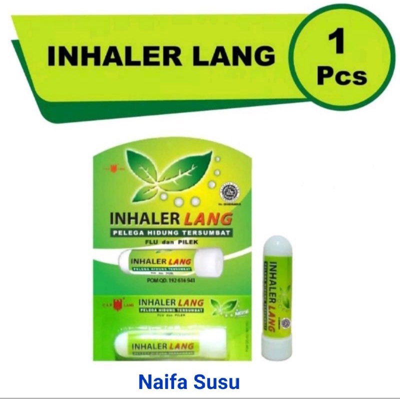 INHALER LANG Caplang Exp 2023 inhaler Pelega Hidung Tersumbat Flu Pilek obat