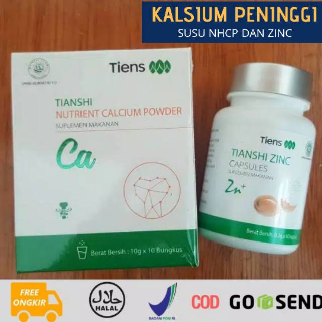 

Susu Kalsium Tiens Dan Zinc Peninggi Badan Anak dan Dewasa | Kalsium NHCP Peninggi Badan Original