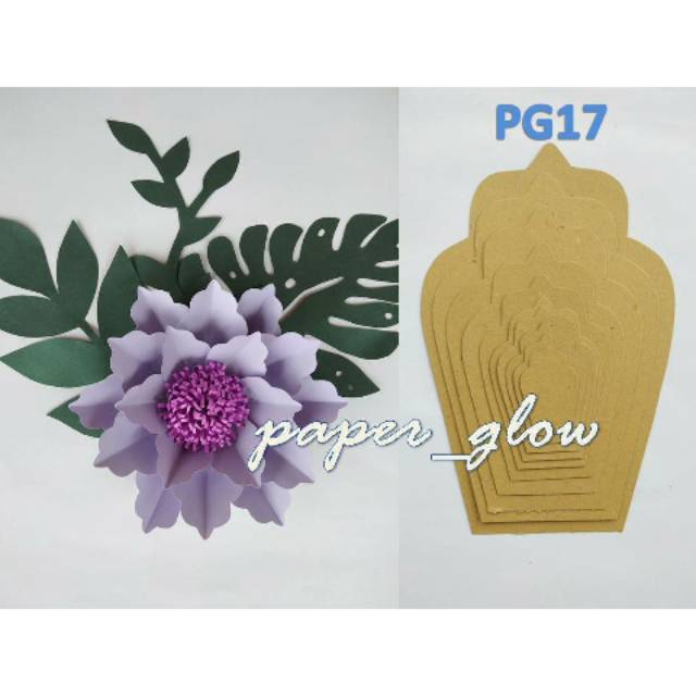 Pola/Cetakan/Template Paper Flower