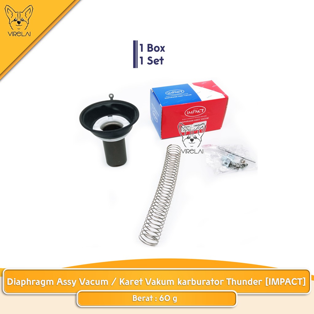 Diaphragm Assy Vakum Vacum /Karet Vakum karburator Thunder [Impact]