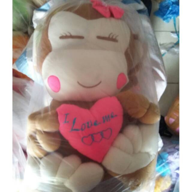 boneka Monyet cantik jumbo murah