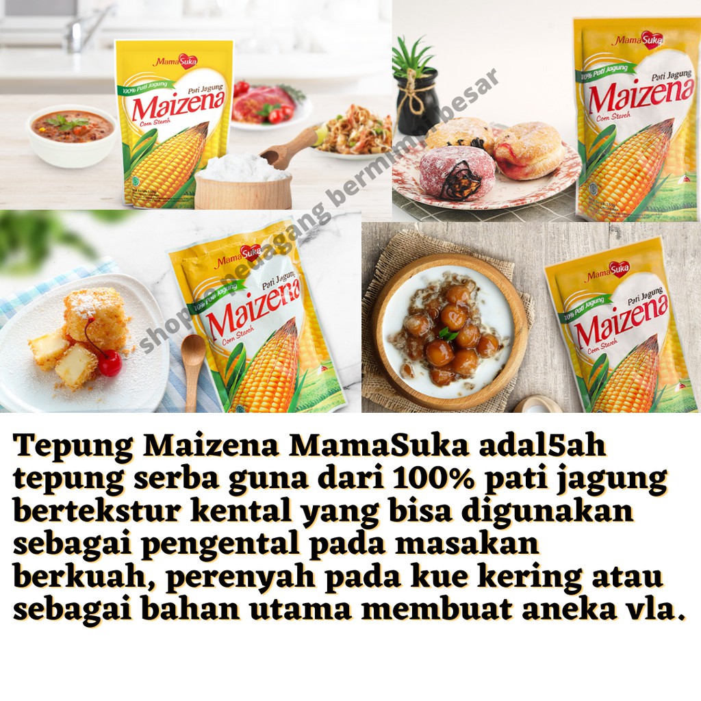 Mamasuka Tepung Maizena 150g halal/ Maizena Mama Suka/ Maizena 150gr Corn Starch Pati Jagung