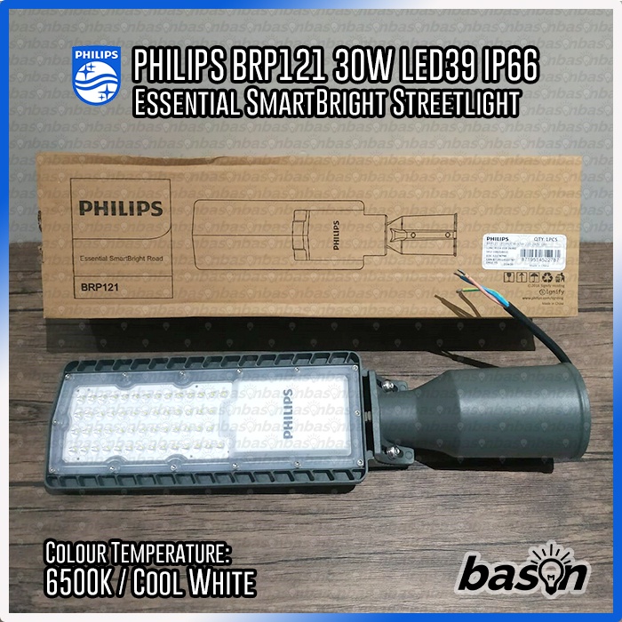 PHILIPS BRP121 30W LED39 - SmartBright Streelight IP66 - Lampu PJU LED