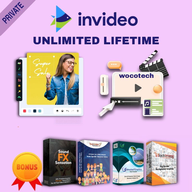 Invideo Premium Unlimited Lifetime - Private
