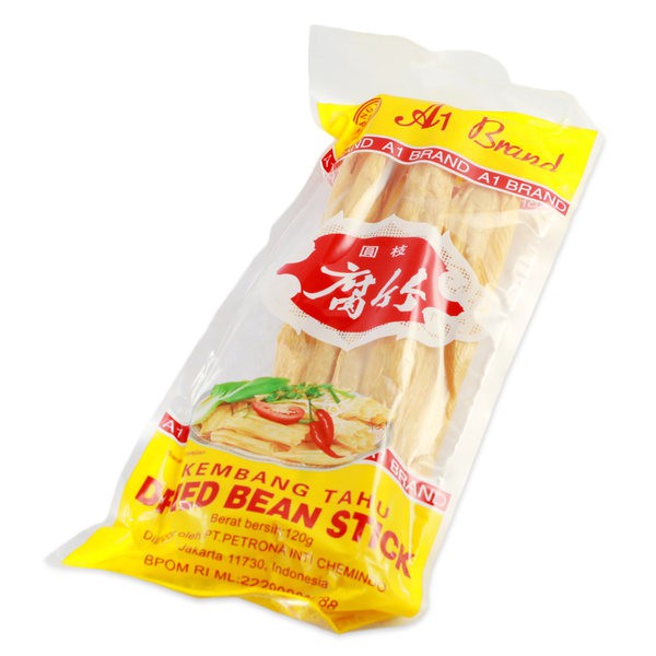 

A1 Brand KEMBANG TAHU STICK Dried Bean Stick – Kembang Tahu Kering (120 GR)