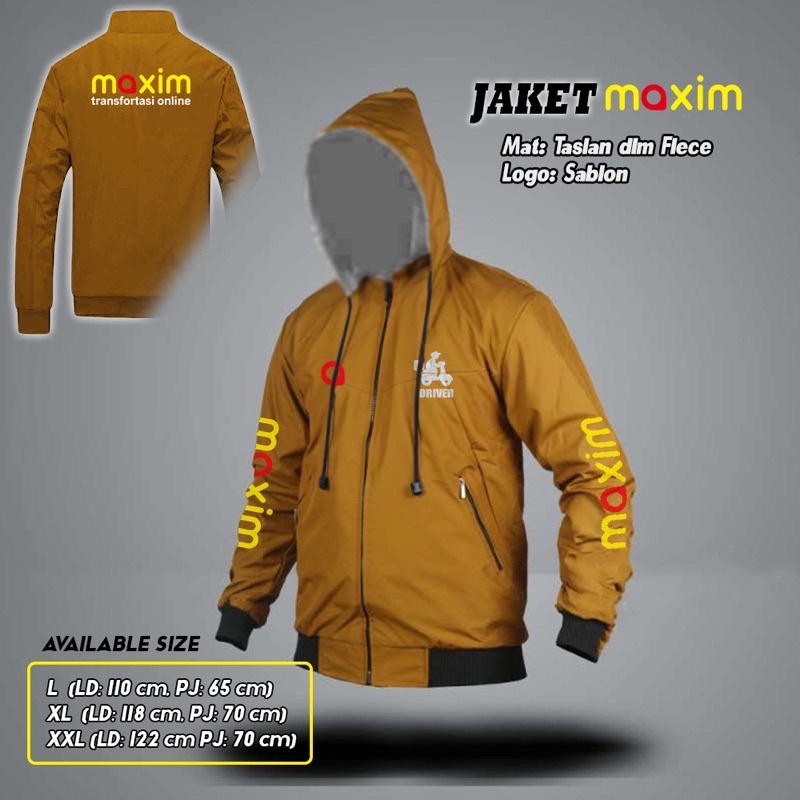 Jaket Ojek Online Maxim