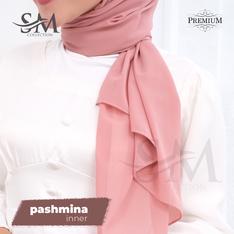 PASMINA INSTAN INNER 2IN1 | CERUTY BABYDOLL 120CM X 120CM