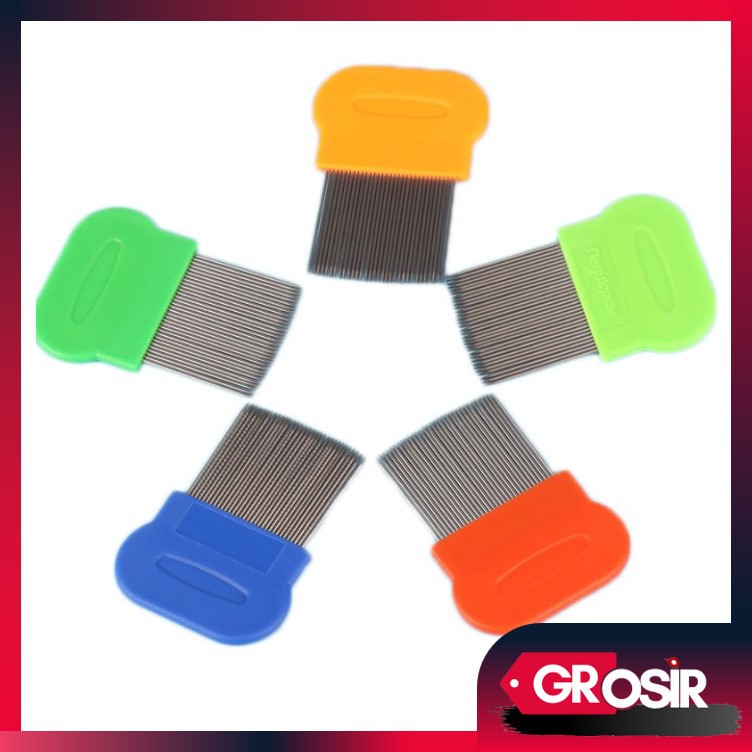 Grosir - S318 Sisir Serit Kutu Pendek Rapat / Sisir Pembasmi Ketombe Kutu &amp; Telurnya /Sisir Kutu