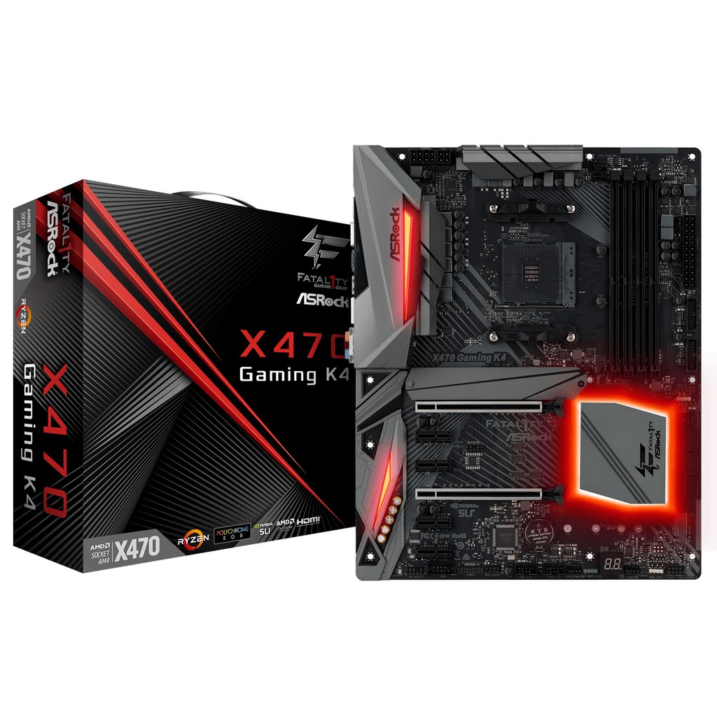 MOTHERBOARD AMD ASROCK FATAL1TY X470 GAMING K4 - AM4 DDR4 ATX