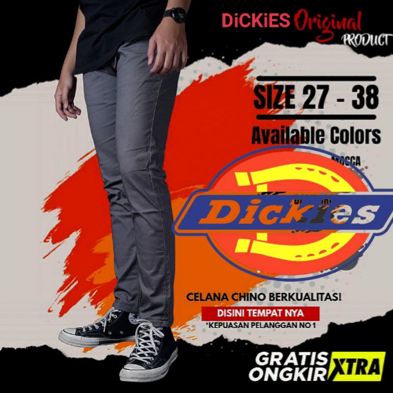 READY DICKIES NEW ART PREMIUM CELANA PANJANG PRIA CELANA CHINO PANJANG SLIMFIT STREET