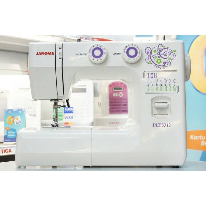NEW / Mesin Jahit JANOME PLT 3312 - PLT3312 Multifungsi Portable / Berkualitas