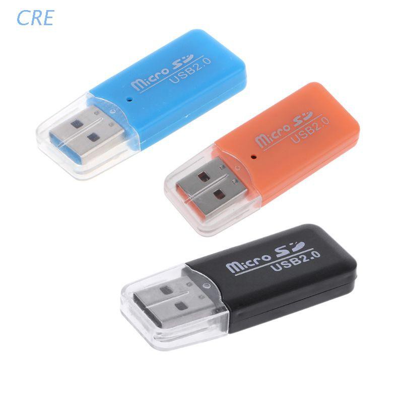 Cre Card Reader Micro Usb 2.0 Kualitas Tinggi Untuk Komputer / Tablet / Pc
