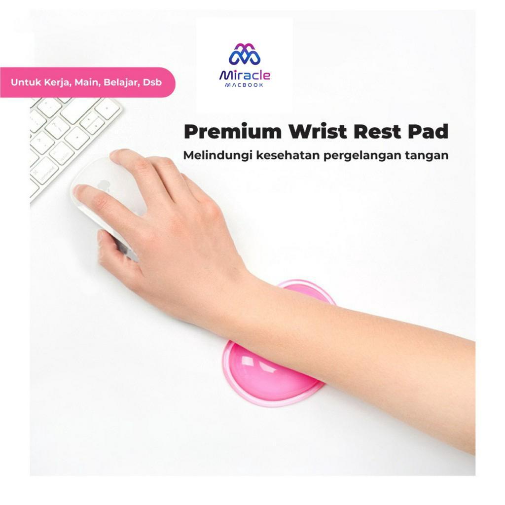 Mousepad Mouse Wrist Pad Rest Jelly Comfort Silicone Transparent Gel Antislip Original