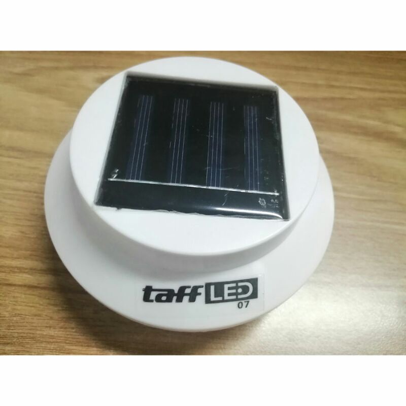 TAFFLED Lampu Taman Tenaga Surya Solar Panel 3 LED - White