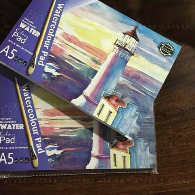 

V-Tec Watercolor Pad A5 isi 12 Lembar