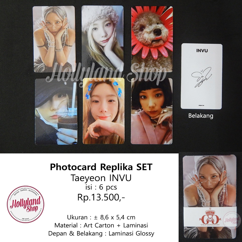 Photocard PC Set SNSD OhGG Girls Generation 2sisi Unofficial