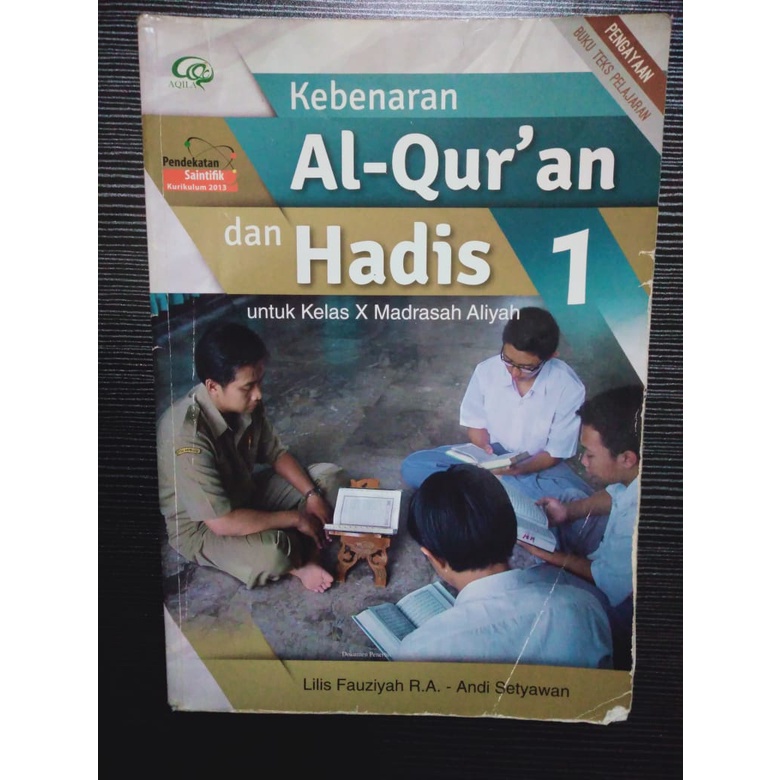 

Buku Al-Quran Hadis kelas x / kelas 10 MA (Second)