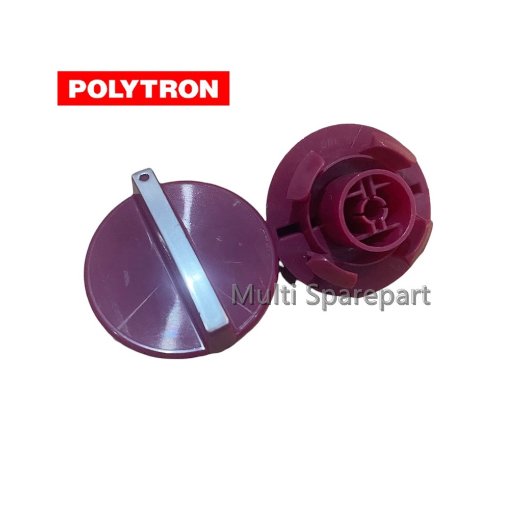 knop mesin cuci POLYTRON BARU MERAH KNOB / PUTARAN