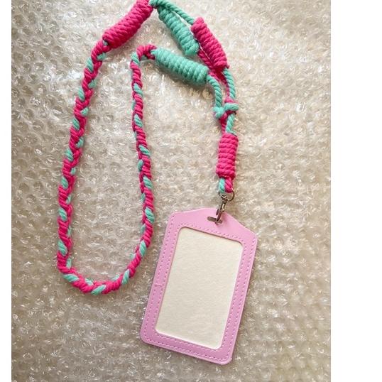

Banyak Dipakai.. Lanyard ID card macrame // tali id card