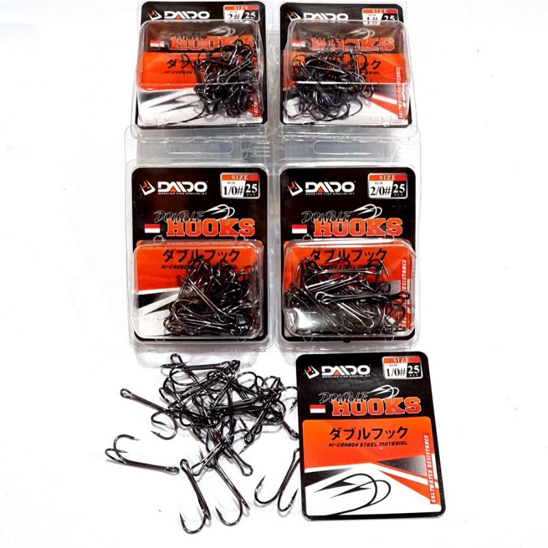 double hook daido (isi 25 pcs)
