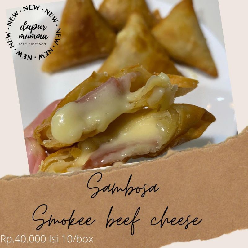 

sambosa smoke beef cheese
