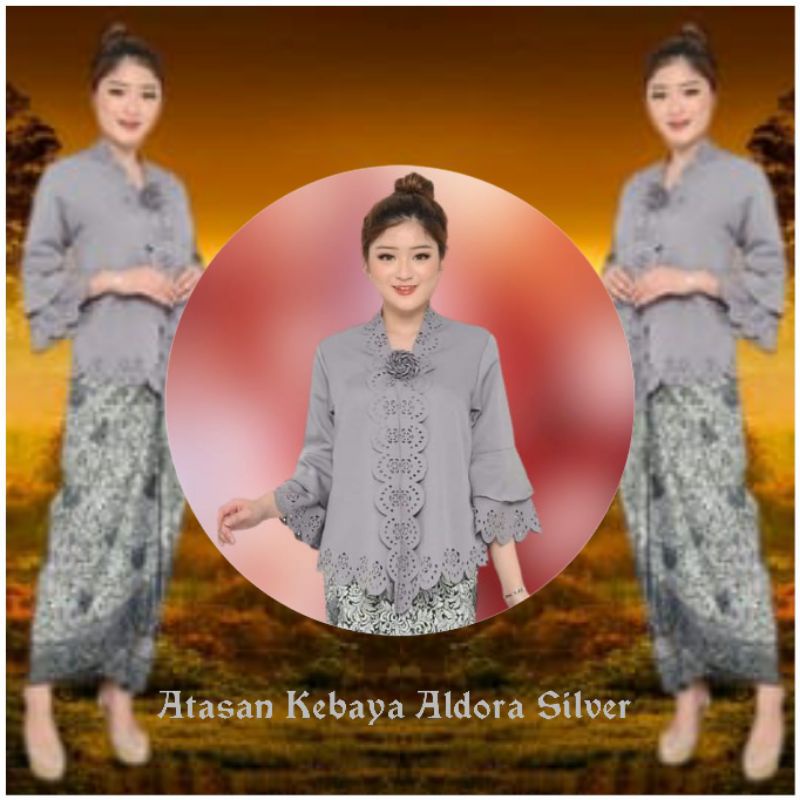 Atasan Kebaya Encim Floy Modern Wisuda Pesta Aldora