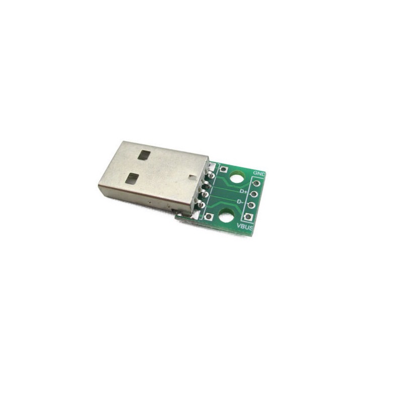 Male A USB to DIP board 4 Pin 2.54 2.54mm Converter adapter