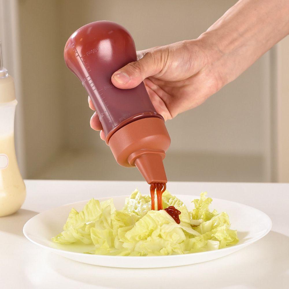 [Elegan] Botol Pencet Saos Panas Anti Bocor mustard Squirt Alat Dapur mayo Sauce Dispenser