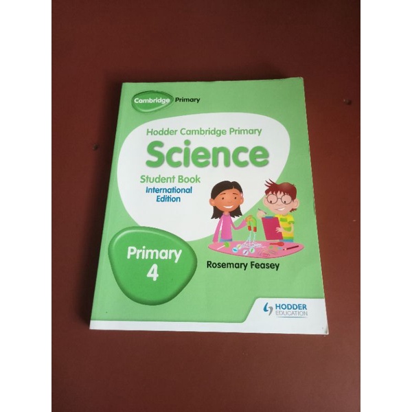 hodder cambridge primary science. student book. primary 4. Cambridge