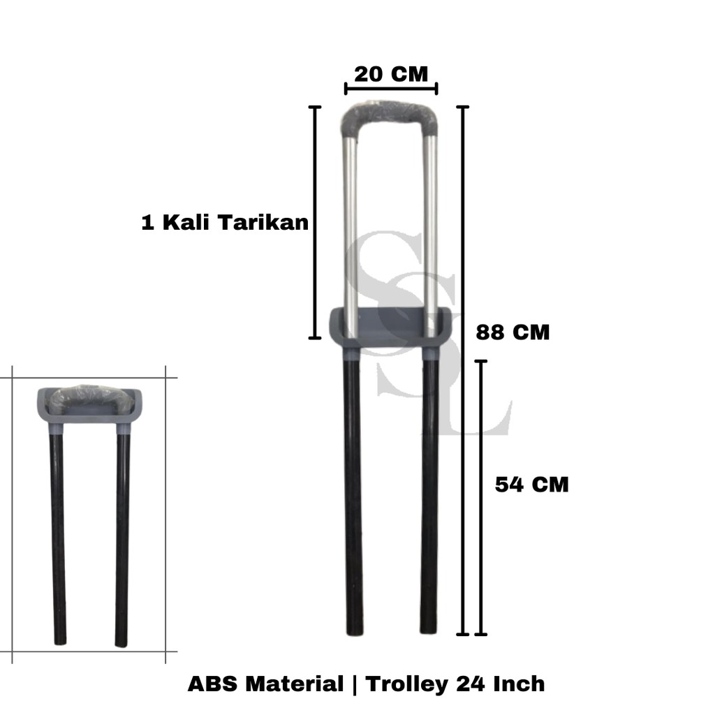 SPAREPART KOPER I GAGANG KARET KOPER I TROLI KOPER I KEPALA SABUK DALAM I KAKI KOPER I RODA DOUBLE KOPER FIBER ABS