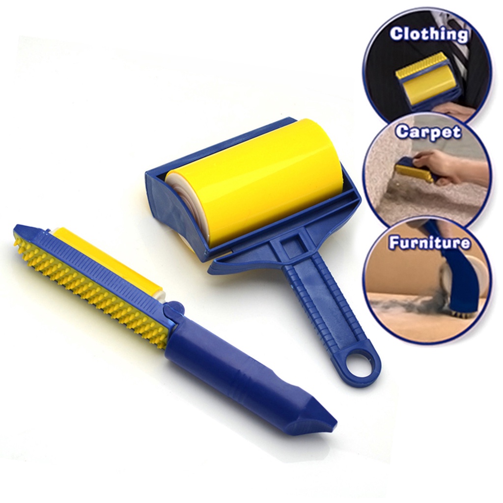 Stick Bud Lint Roller / Sikat Pembersih Bulu &amp; Debu