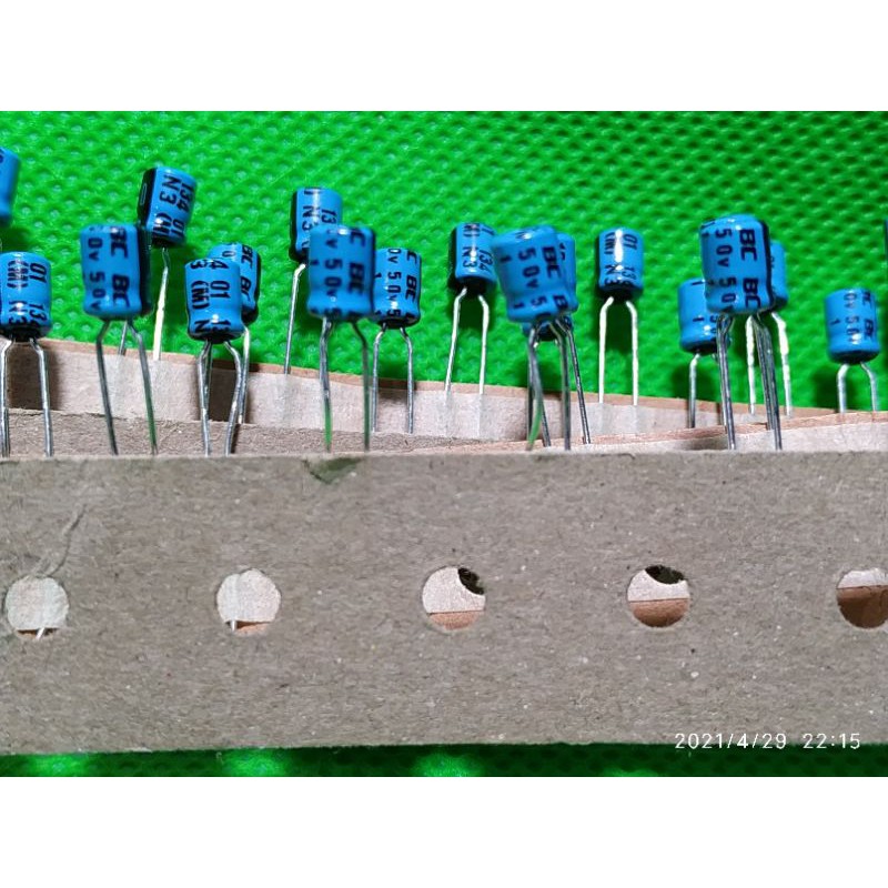 Kapasitor capasitor elko elco 1uf 50v 1 uf 50 volt BC VISHAY original