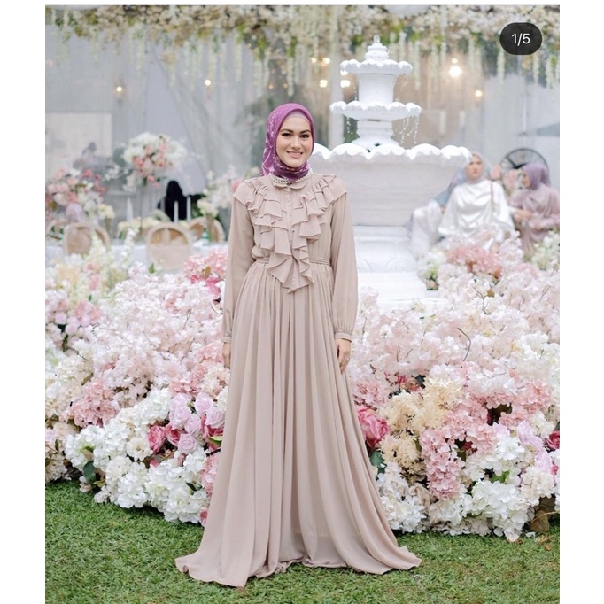 SYALINE DRESS VANILLA HIJAB OFFICIAL