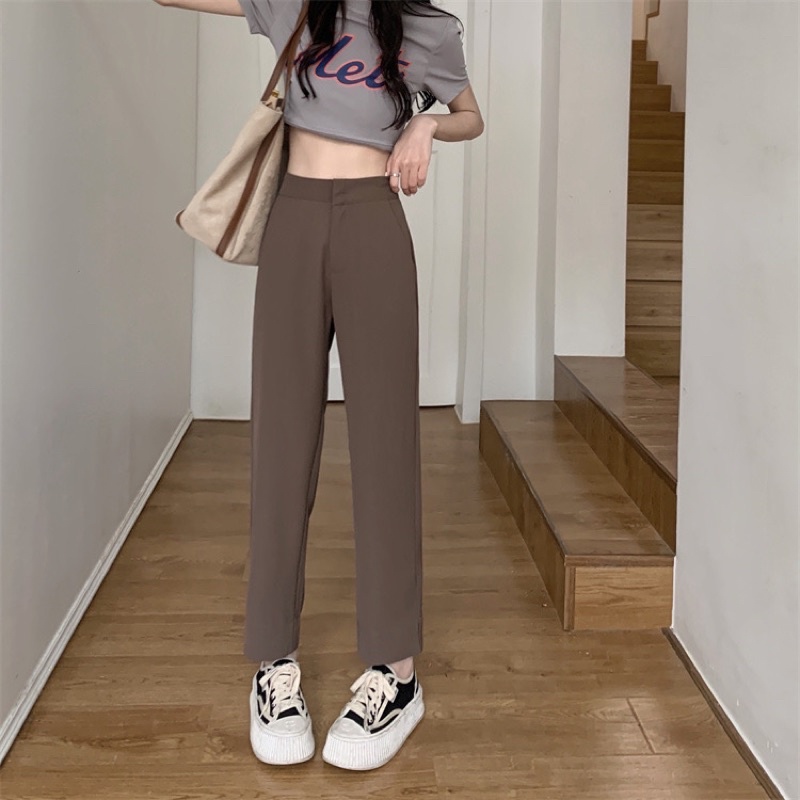 CELANA HW PANTS IMPORT BOYFRIEND HIGHWAIST WANITA MX889