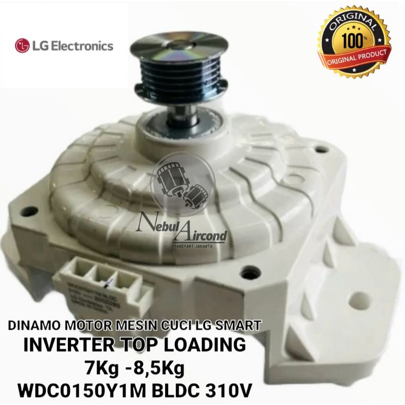 DINAMO MOTOR MESIN CUCI LG SMART INVERTER TOP LOADING 7kg /8,5 kg