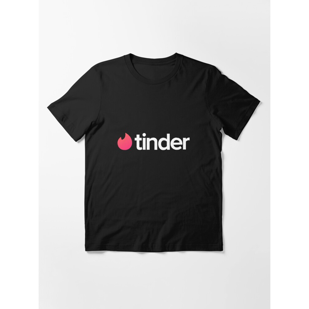 TINDER Logo Kaos Cewek Adem Tidak Panas