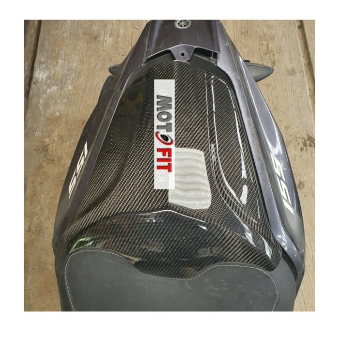 single seater yamaha new aerox connected cover seat carbon kevlar asli