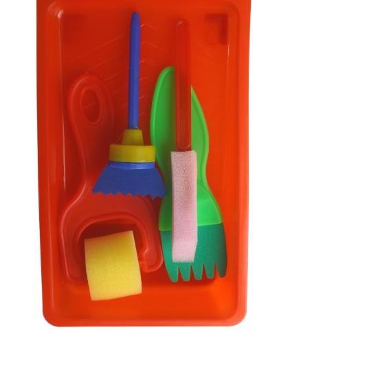 

™ Painting Set with Tray Kuas Melukis Anak dengan Wadah Alat Painting ☪