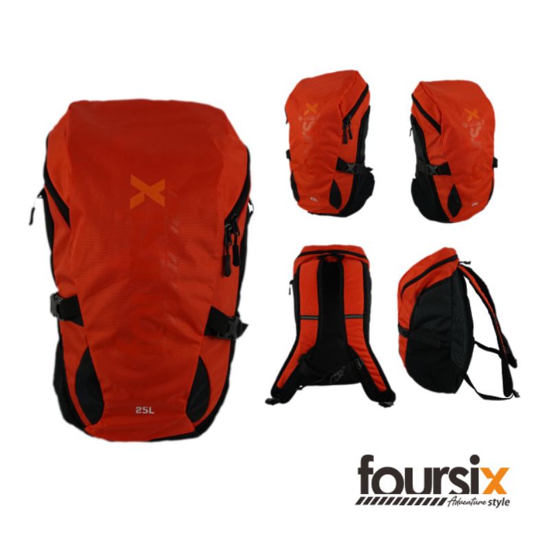 Tas Ransel Gunung Gendong Red 25 Liter Original Foursix