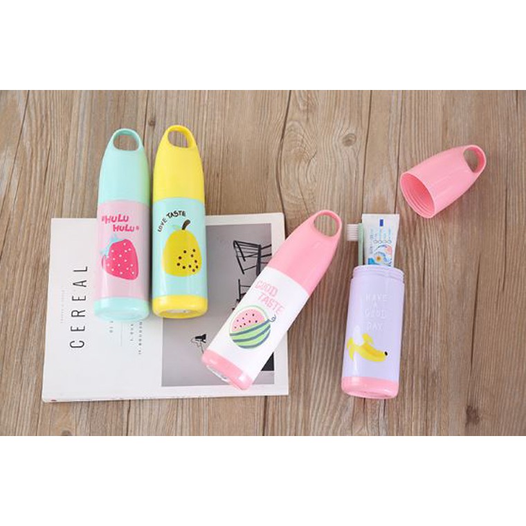 OILA tempat sikat gigi traveling buah travel portable toothbrush (2F2) hsa013