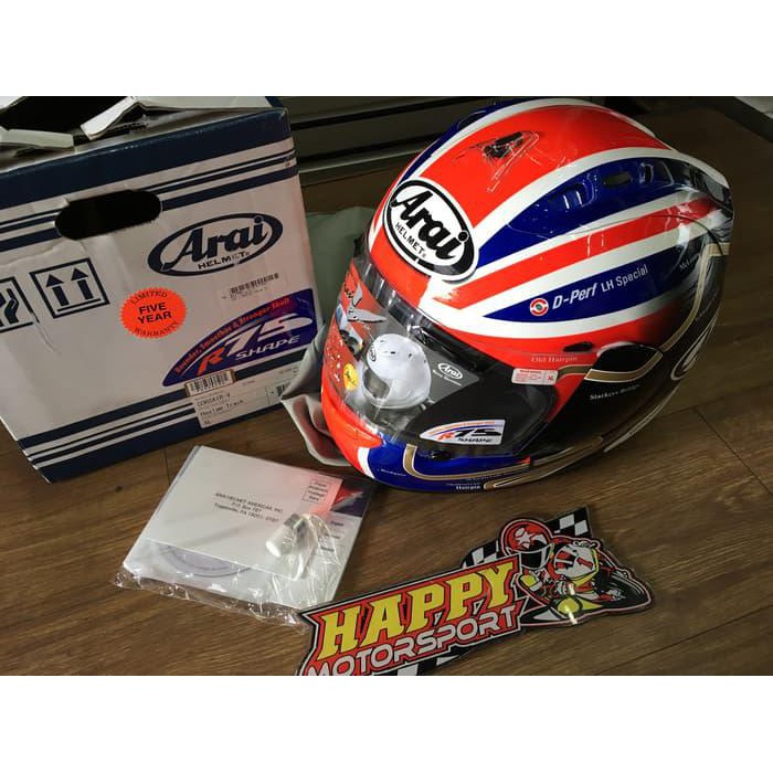 HELM ARAI RX7RR5 HASLAM TRACK SIZE XL ORIGINAL JAPAN